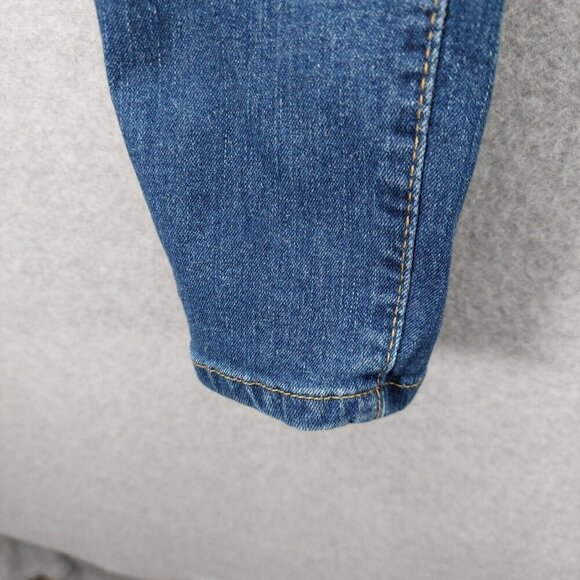 Lola Jeans Women's Lola High Rise Straight Size 9 Medium 3 Button Distressed - Picture 4 of 16